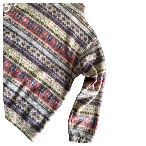 Alfred Dunner - Pink & Purple Striped Fleece Zip Up Jacket ~ Small Petite - Picture 14 of 15